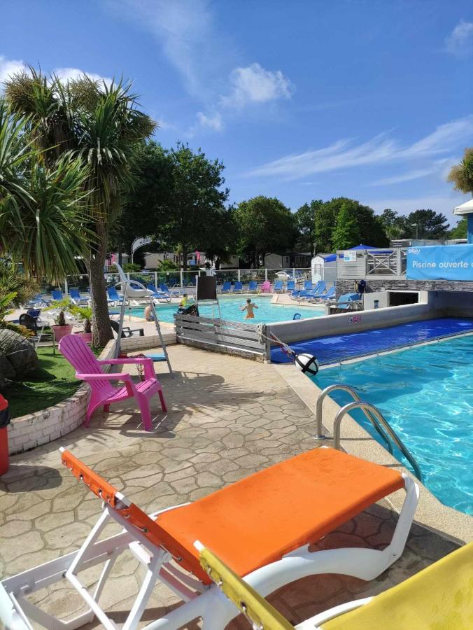 Mobil-Home 6/8 Personnes Au Domaine De Kerlann, 퐁타벤 외부 사진